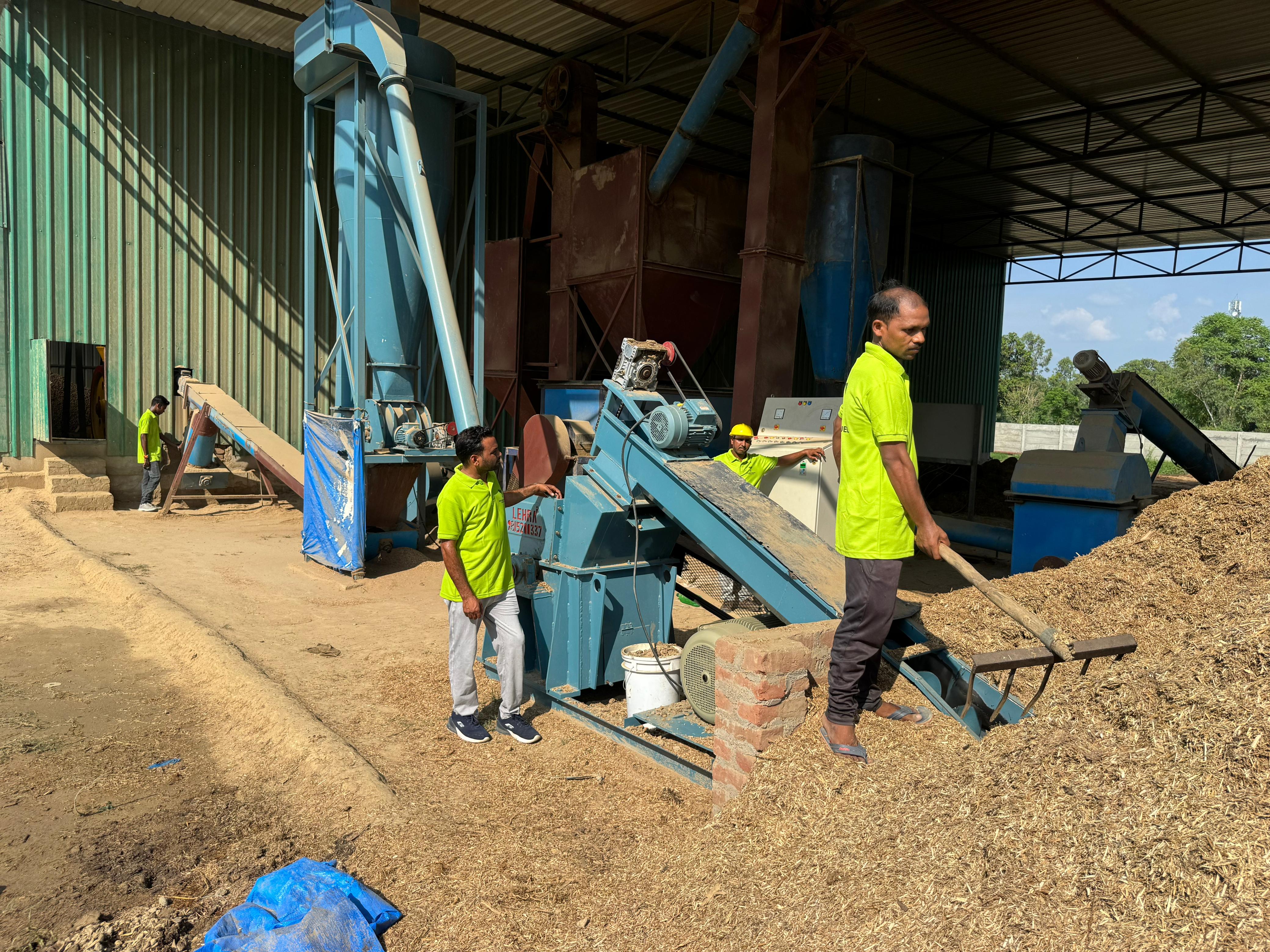 Pellet dispatch and loading at our plant